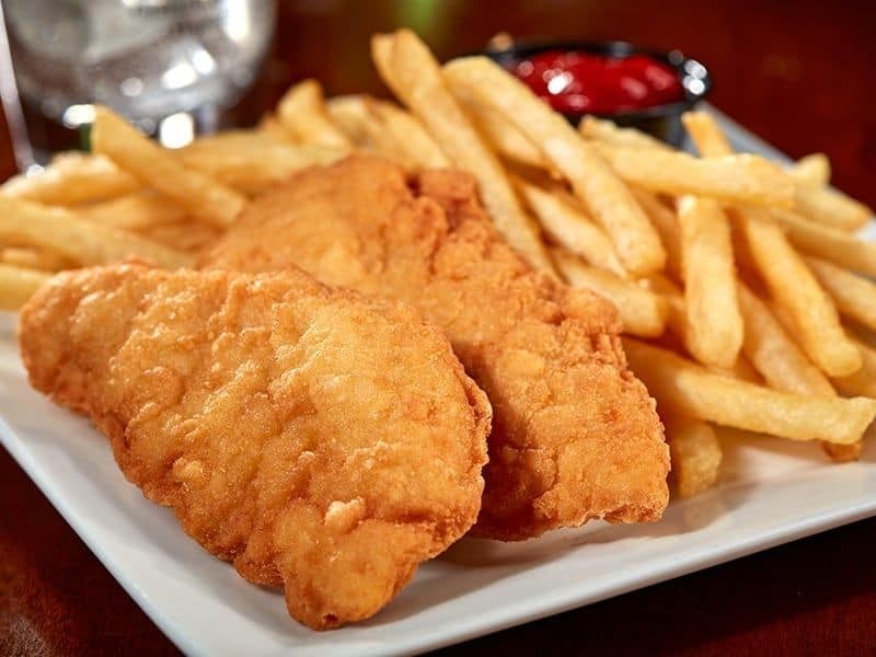 Chicken Fingers with fries
