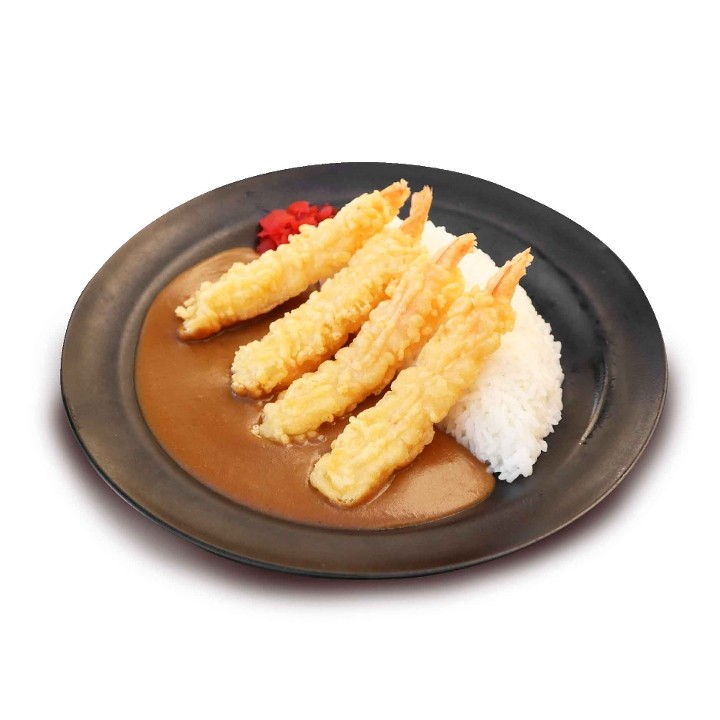 33. Shrimp Tempura Curry Rice 咖哩炸蝦飯