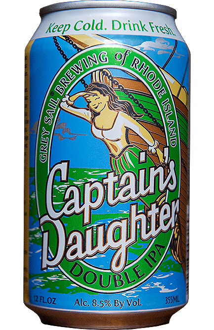 Grey Sail (Westerly RI) - Captain's Daughter Double IPA 8.5% ABV