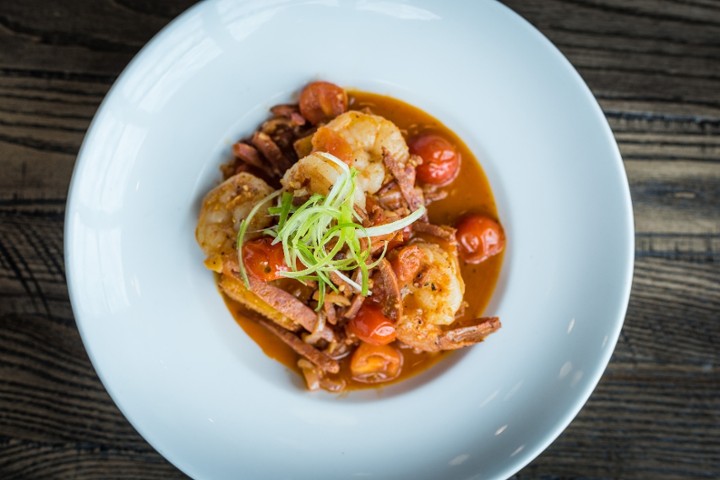 Cajun Shrimp & Polenta Cakes