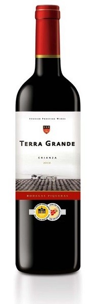 Blend, “Terra Grande”, (50% monastrell, 30% tempranillo, 20% cabernet sauvignon), Crianza, DO, Almansa