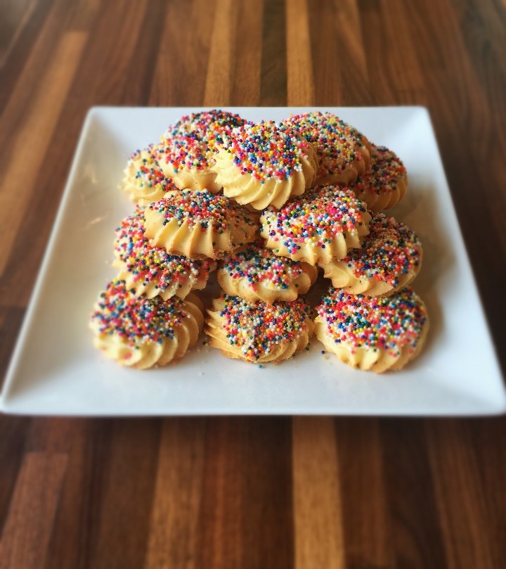 Confetti Butter Cookies