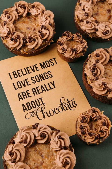 German Chocolate Mini Tart