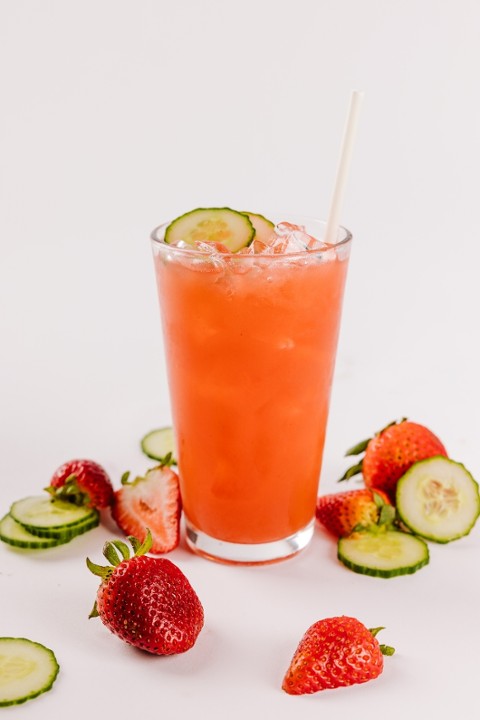 Strawberry Cucumber Lemonade