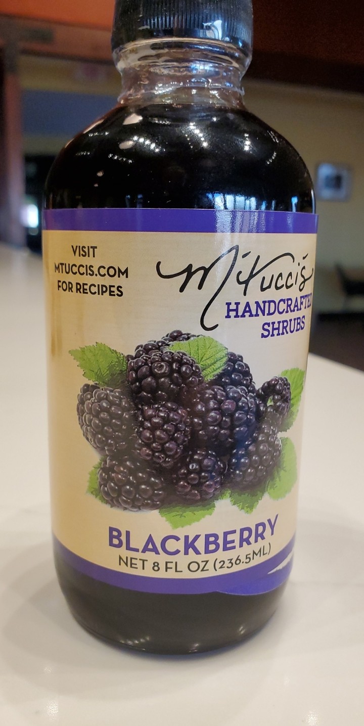 8oz Blackberry Shrub Bottle