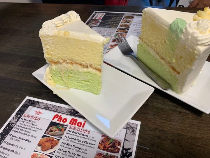 Pandan Cake - Durian (slice)