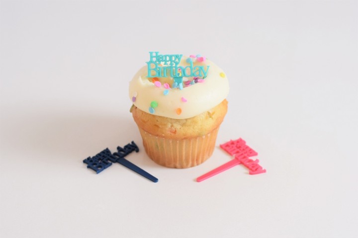 Happy Birthday Cupcake Topper