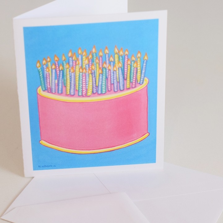 Candles and Cake Card
