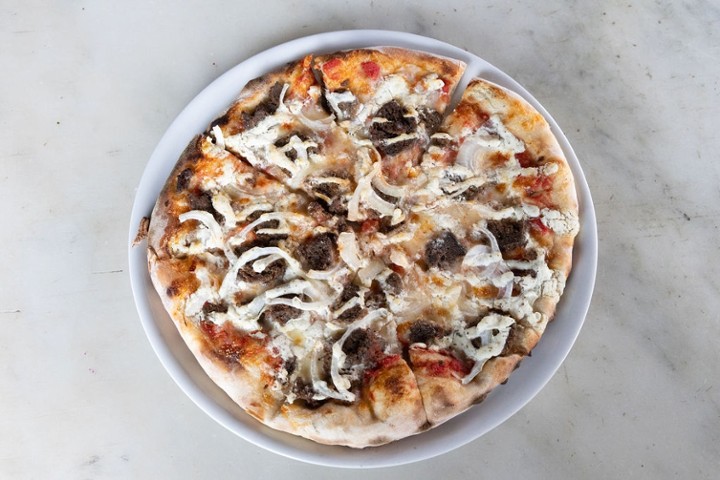 Meatball Ricotta Pizza