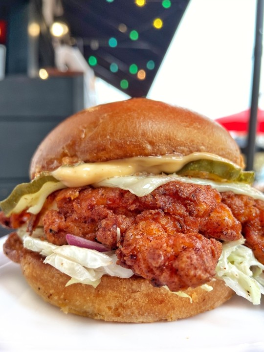 *Spicy Buttermilk Fried Chicken Sandwich*