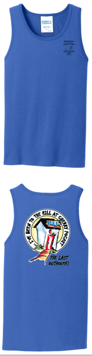 Unisex Tank Neon Blue - 3XL