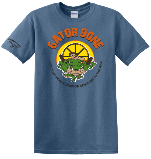 3XL Blue Gator Done T-Shirt