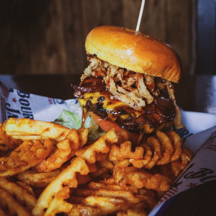 Whiskey BBQ Burger