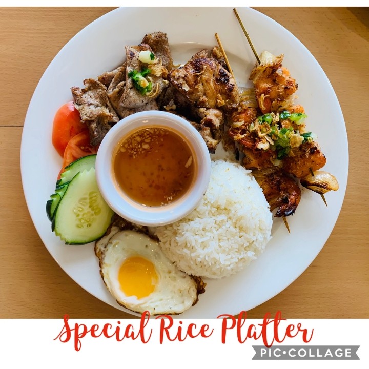 C4 Rice Platter Special - Com Dac Biêt