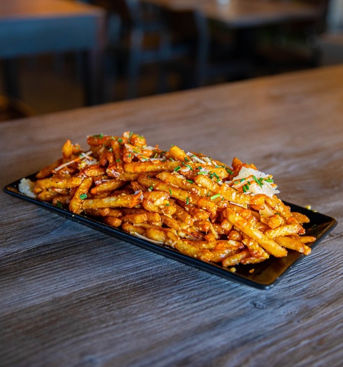 Garlic Parmesan Beer Fries