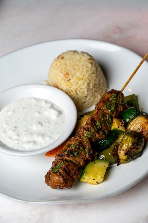 LAMB KEBAB COMBO PLATE