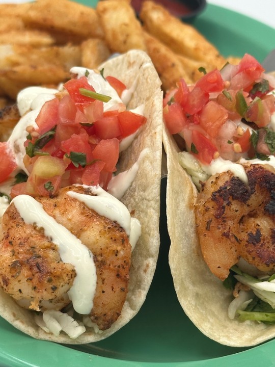 SHRIMP TACOS