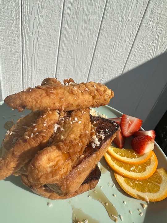 CHICKEN & COCONUT FRENCH TOAST