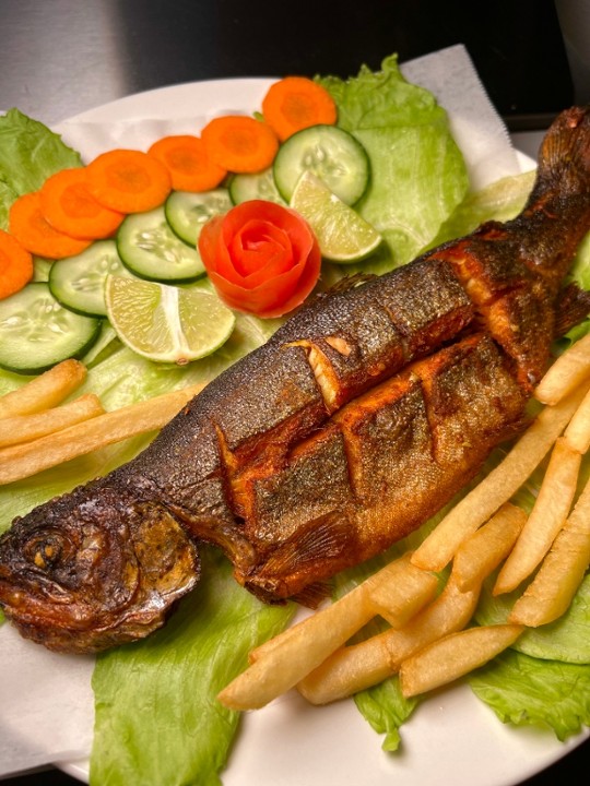 Small grilled fish