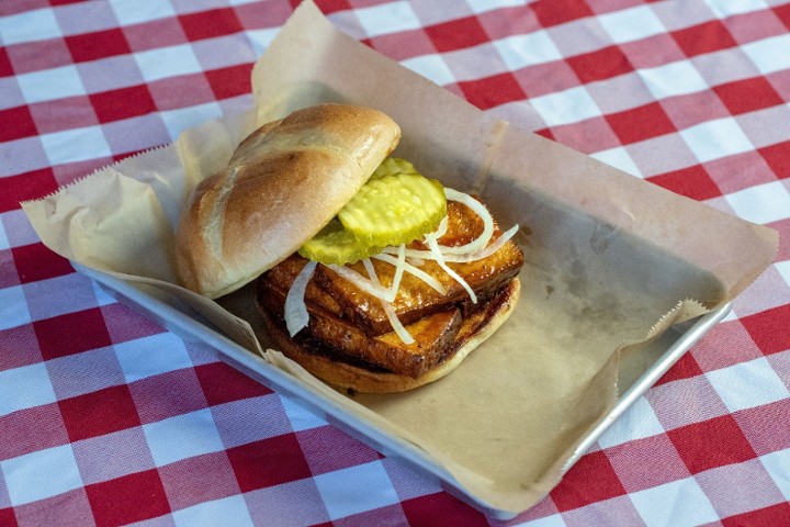 BBQ Tofu Sandwich