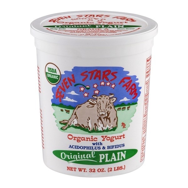 Seven Stars Organic Plain Yogurt