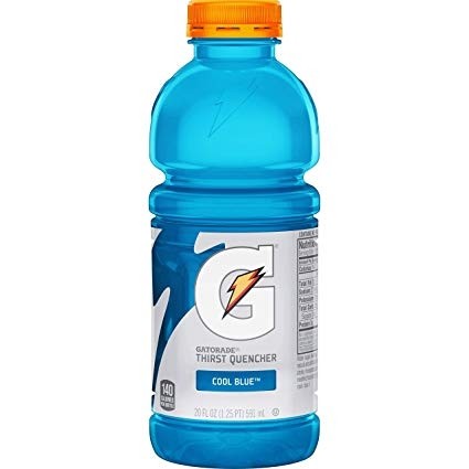 Gatorade Cool Blue Bottle 20oz.