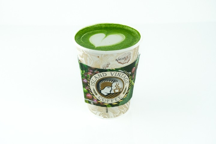 Premium Matcha Latte (oat milk )