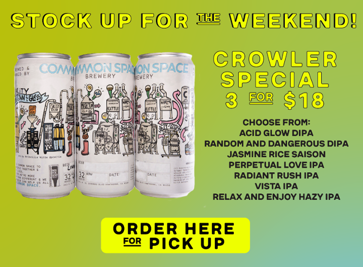 Crowler Special - 3 for $18