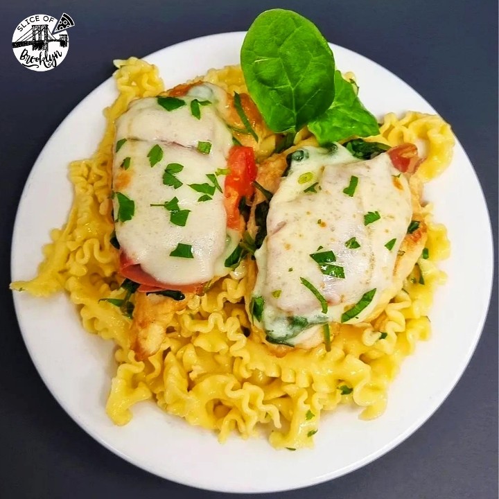 Chicken Saltimbocca over House Made Pasta
