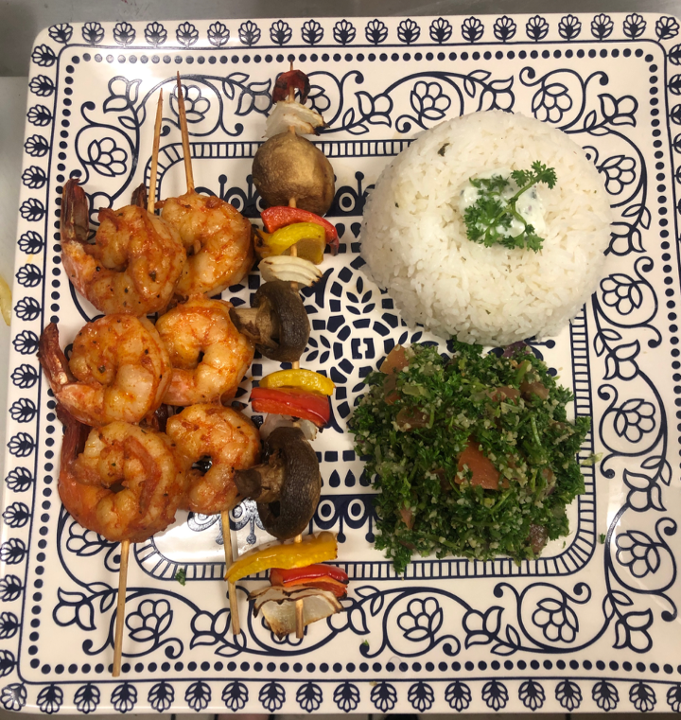 Shrimp Kabob Plate