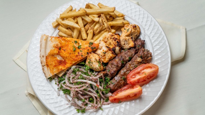 Carousel Combo Kebab Plate