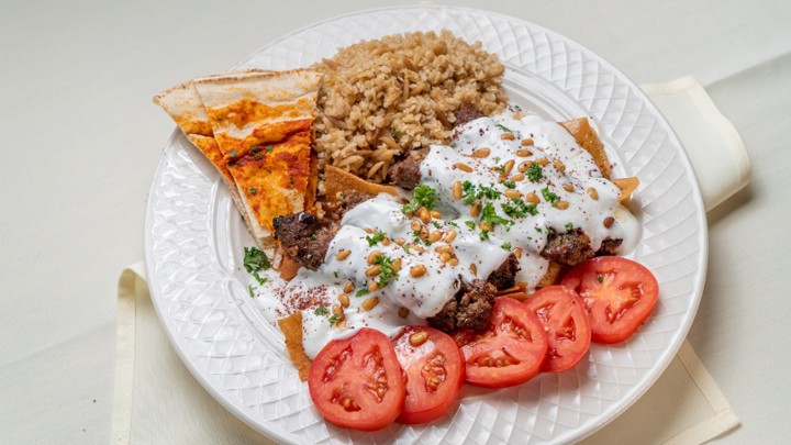 Yogurt Kebab (Kafta) Plate