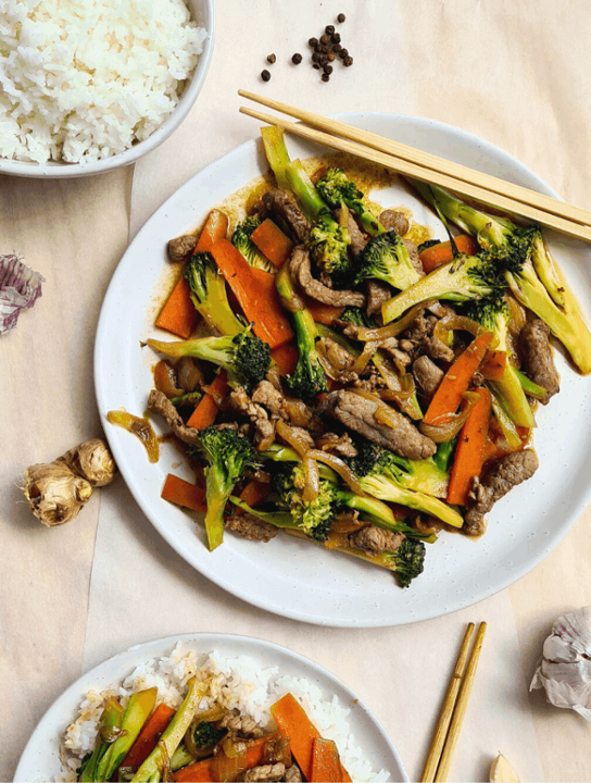 Steamed Beef W Mixed Veggies