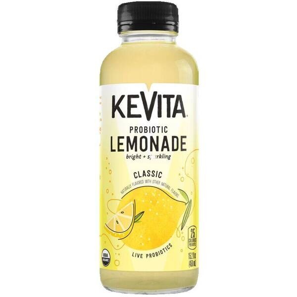 KeVita Sparkling Probiotic Lemonade Classic - 15.2oz Bottle