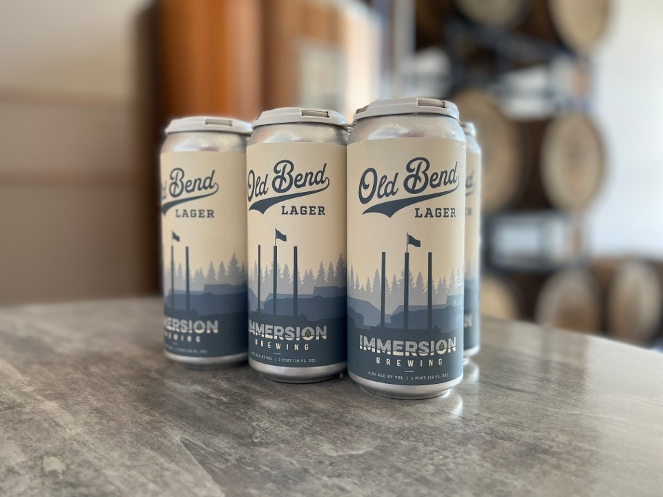 6pk, 16oz Cans - Old Bend: American Lager