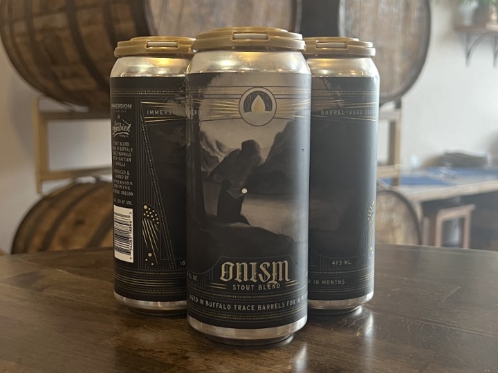 4pk, 16oz Cans - Onism: Stout Barrel Blend