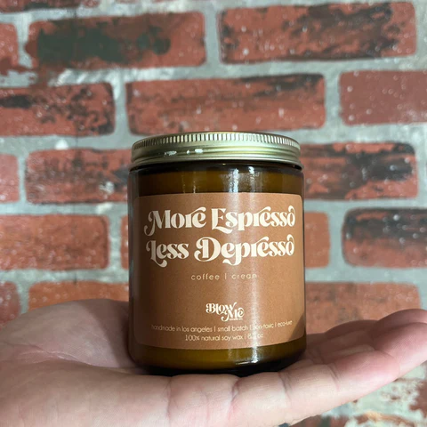 Candle -More Espresso Less Depresso