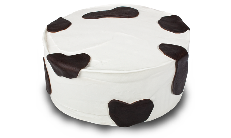 Cake & Ice Cream Cow Spot Design