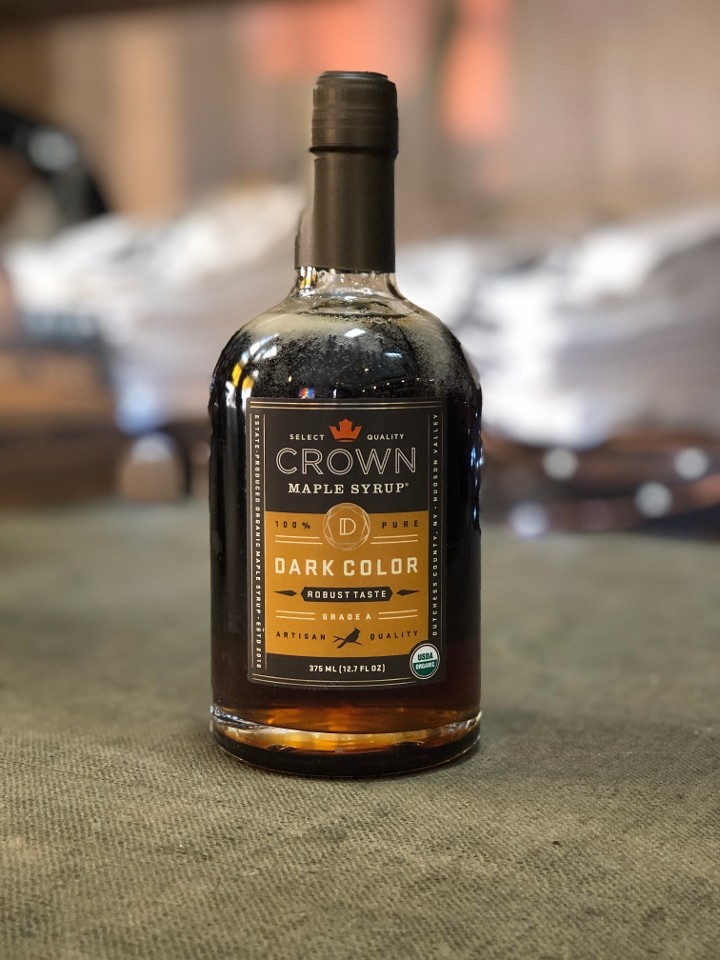 Crown Maple Organic Dark Color Maple Syrup 375ml