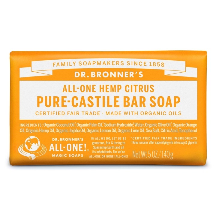 Dr Bronner's Bar Soap - Citrus