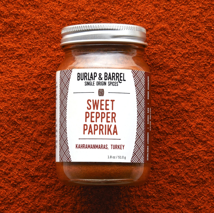 Burlap & Barrel Sweet Pepper Paprika 1.8oz Jar