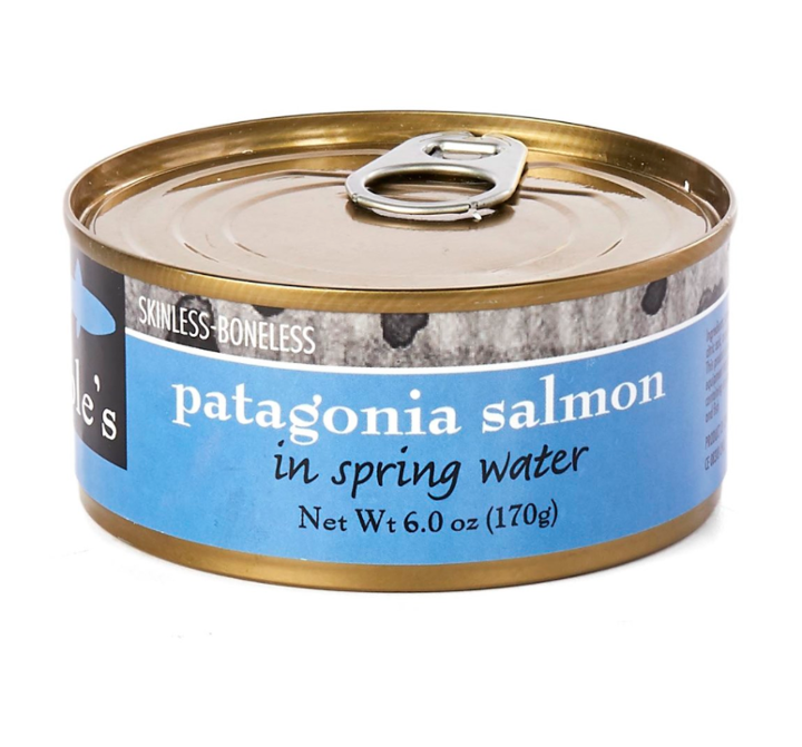 Cole's Patagonian Salmon in Spring Water 6oz round tin