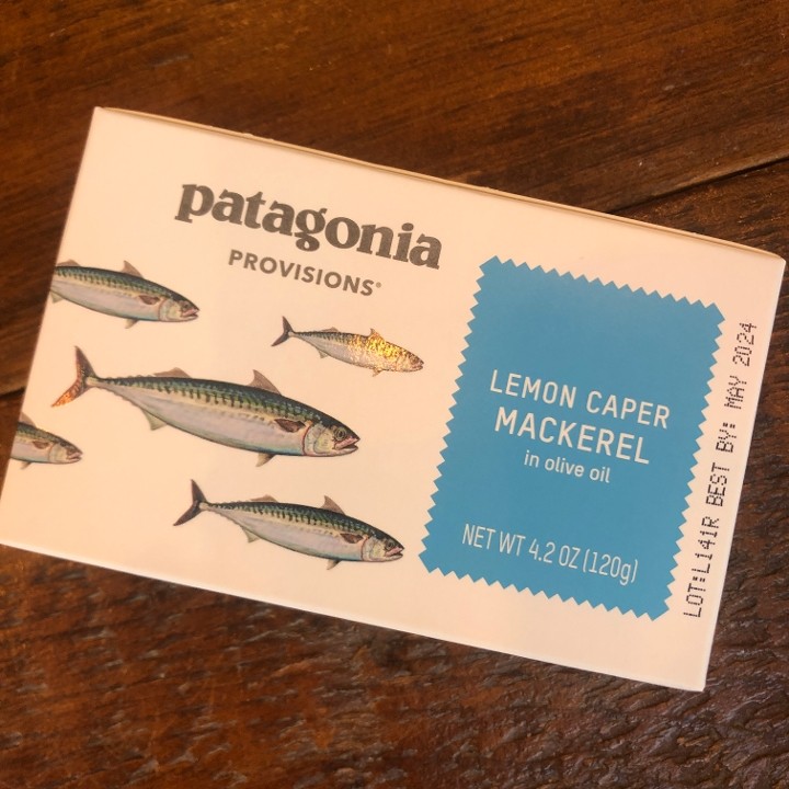 Patagonia Provisions Lemon Caper Mackerel in Olive oil