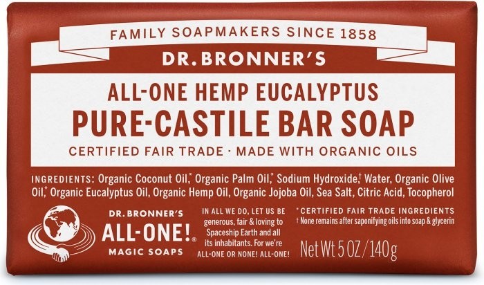 Dr Bronner's Bar Soap - Eucalyptus