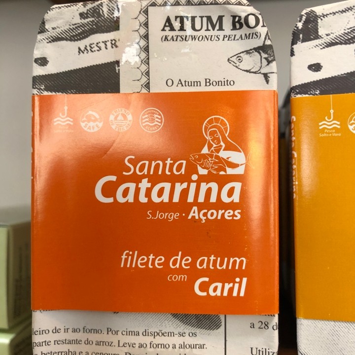 Santa Catarina Curry Tuna Fillet in Olive Oil 4.2oz