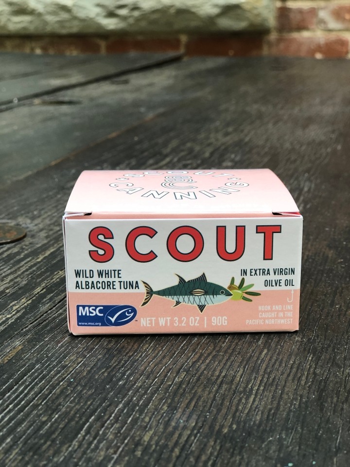 Scout's Wild Albacore Tuna in EVOO 3.2oz