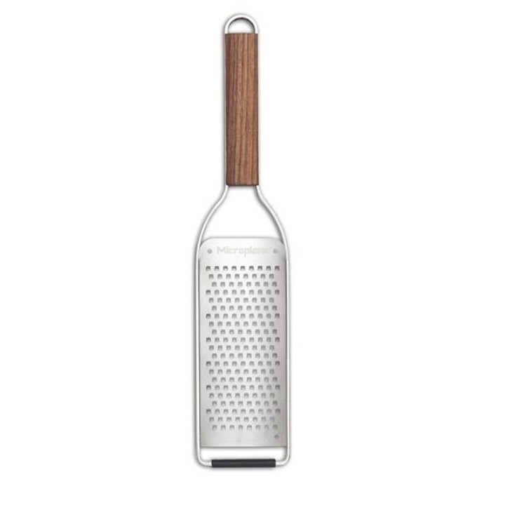 Kings County Tools Stainless Steel Cheese Grater | Integrated Cherry Wood  Serving Bowl | Made in Italy | 8.25 Long by 3.25 Wide