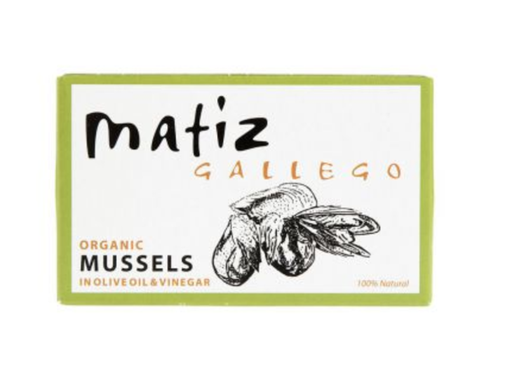 Matiz Organic Mussels in Olive Oil & Vinegar 3.9oz