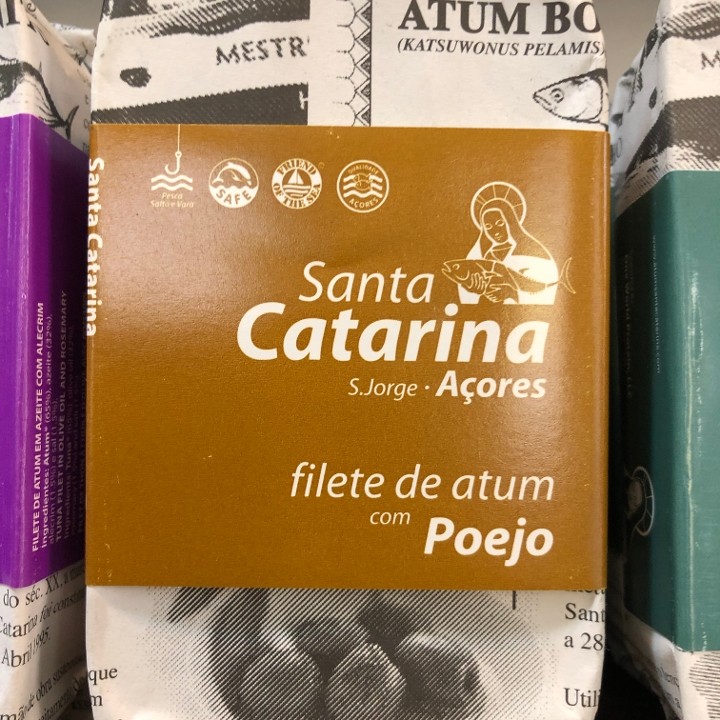Santa Catarina Pennyroyal (Poejo) Tuna Fillet in Olive Oil 4.2oz