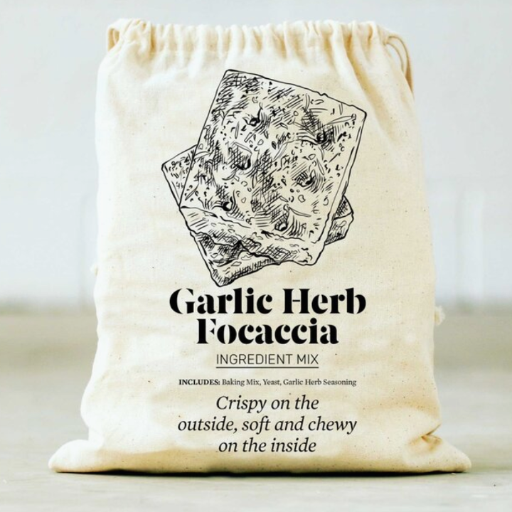 Farm Steady Garlic Herb Focaccia Baking Kit